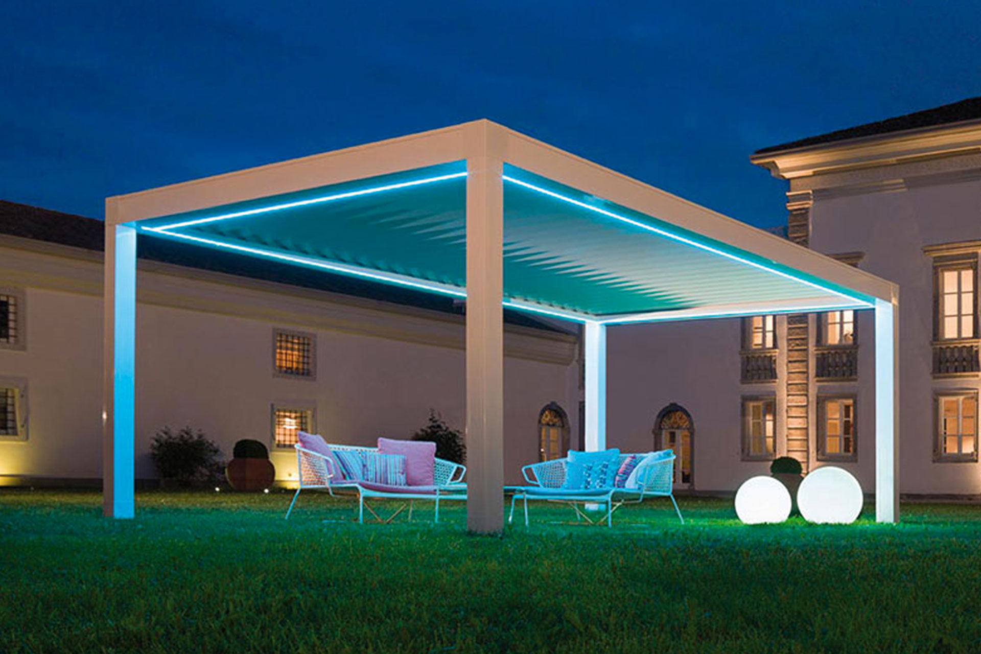 pergola bioclimatiche albo serramenti alluminio giardino fvg