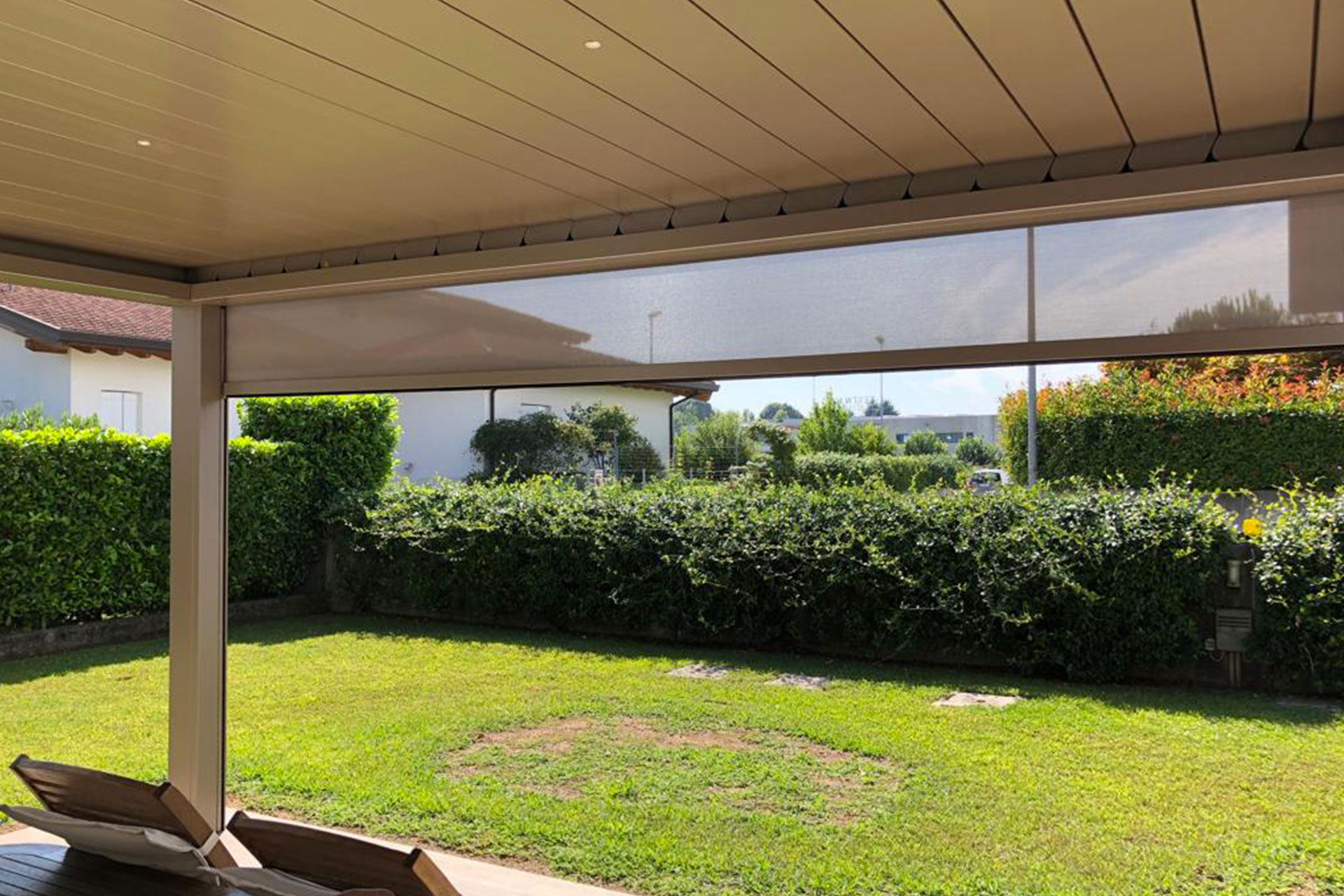 pergola bioclimatiche albo serramenti alluminio giardino trieste
