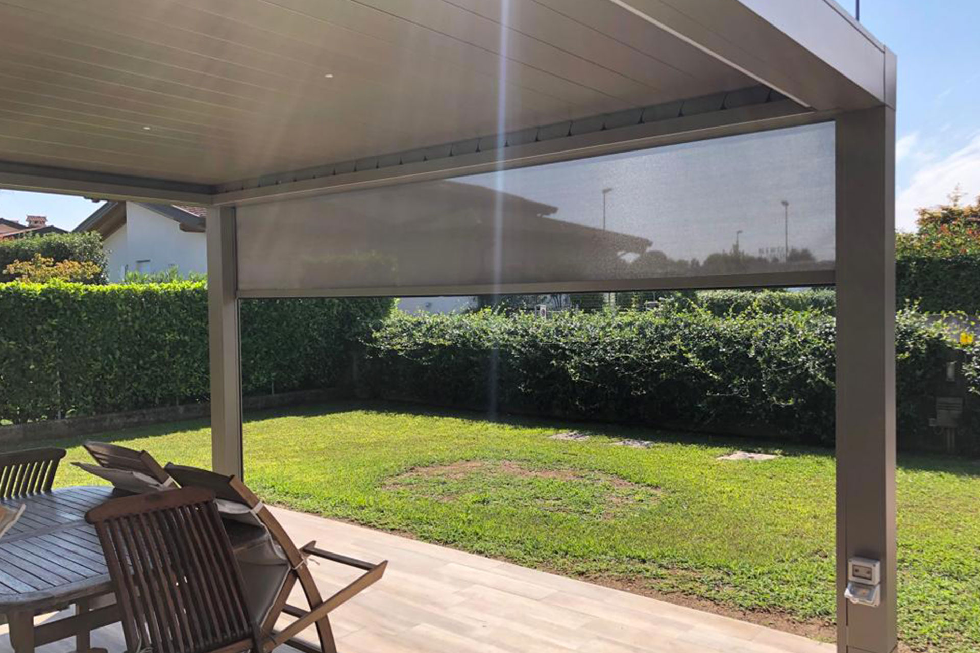 pergola bioclimatiche albo serramenti alluminio giardino udine