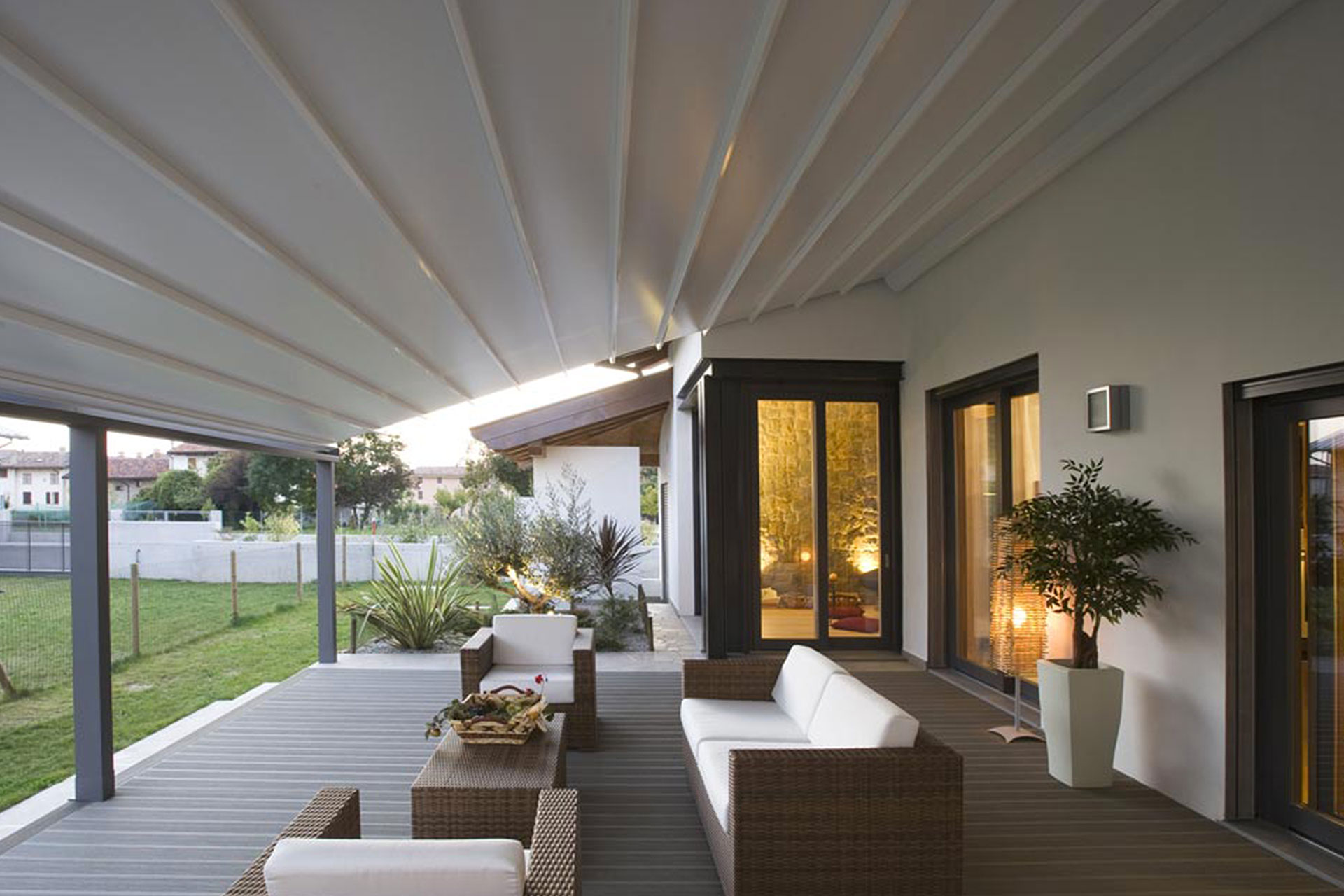 pergola albo serramenti alluminio giardino pordenone