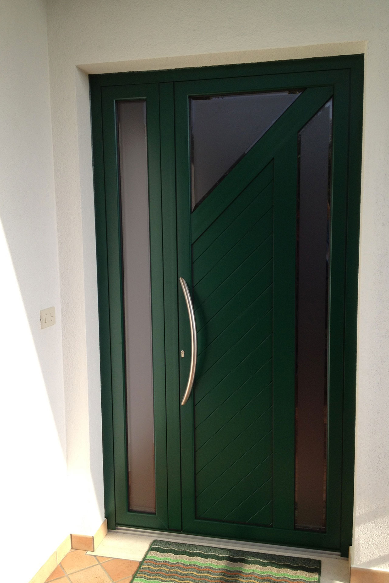 porte blindate albo serramenti verdi